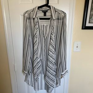 White House Black Market button down blouse